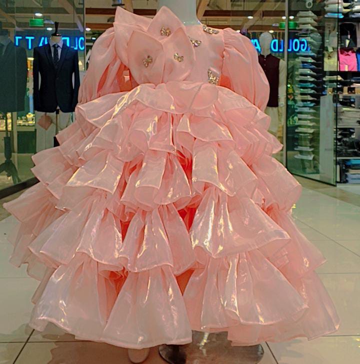 SOFT SILK FRIL PINK COLOUR