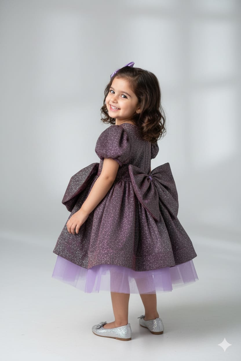 Mauve Princess Tulle Gown