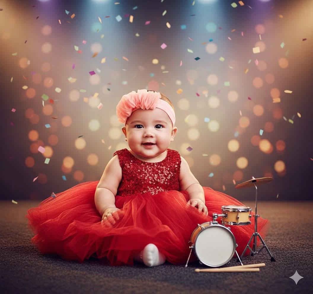 Premium Shimmer & Glitter Series RED