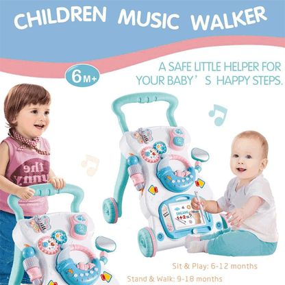 Baby Activity Walker With Eductional Toys