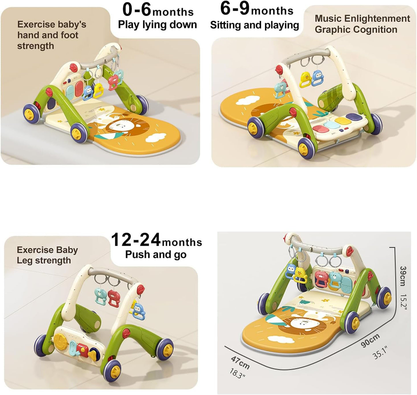 3 IN 1 MULTISTAGE WALKER FITNESS RACK