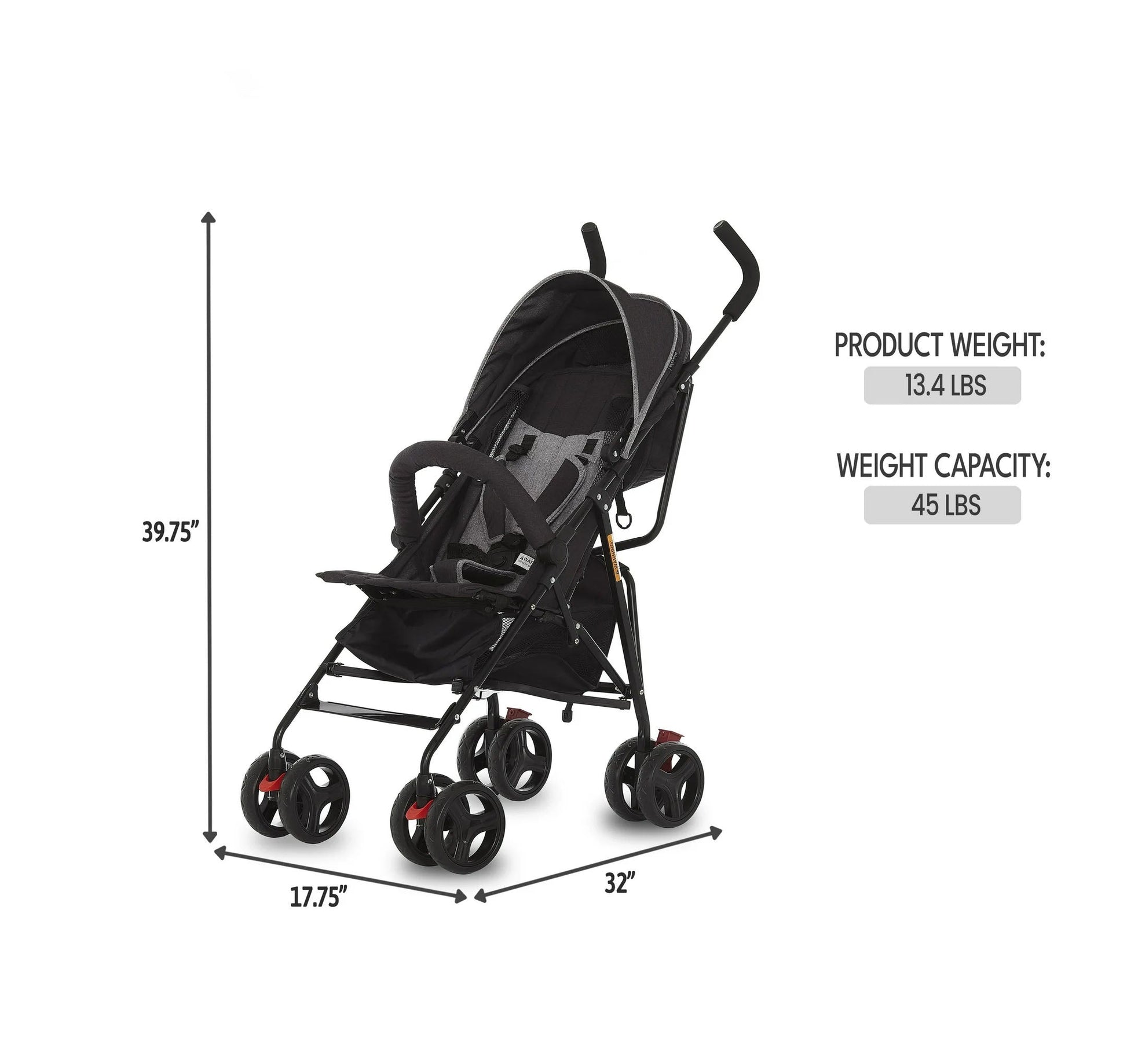 BABY STROLLER WITH CANOPY FOR SUN PROTECTION