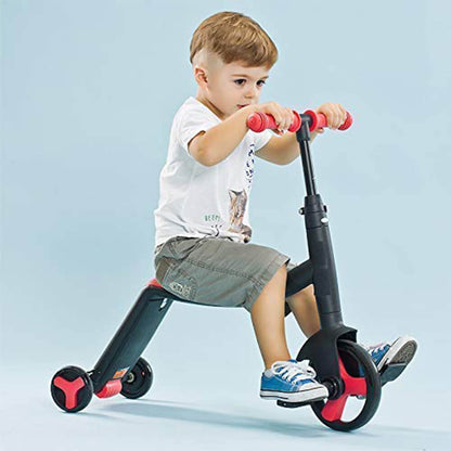 2 In 1 Multifunctional Kick Scooter & Tricycle