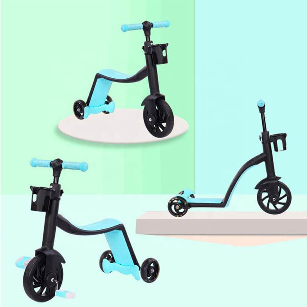 2 In 1 Multifunctional Kick Scooter & Tricycle