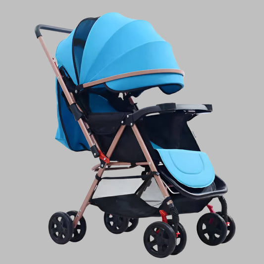 BABY FRIENDLY STROLLER WITH UMBRELLA CANOPY