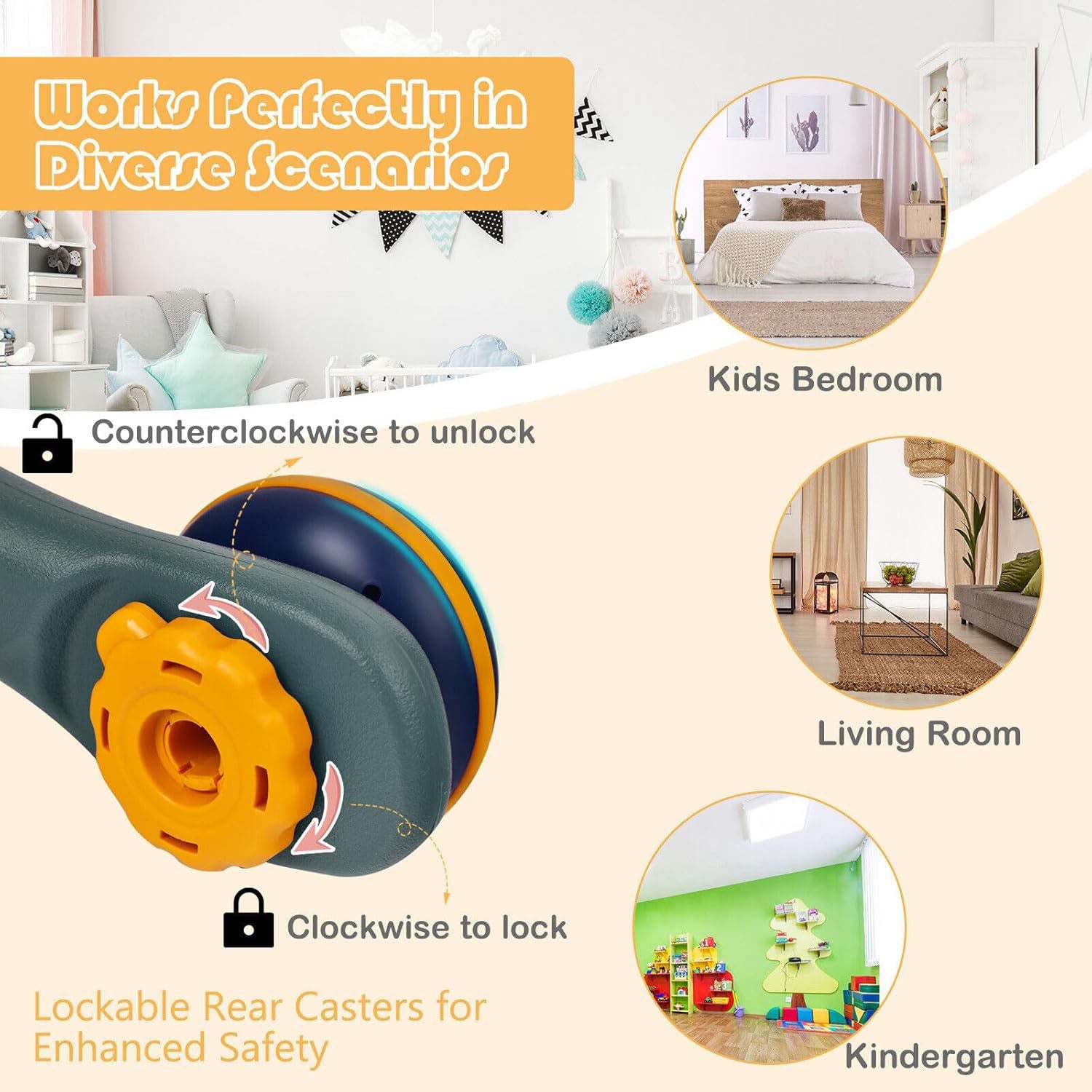 BABY TINY STEPS FUNCTIONAL WALKER WITH LIGHTS, SOUNDS