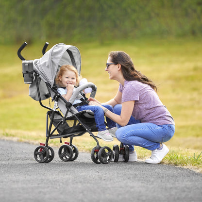 BABY STROLLER WITH CANOPY FOR SUN PROTECTION