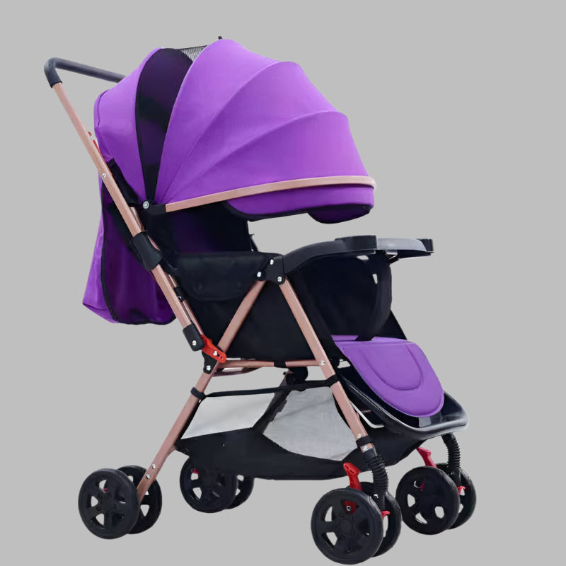 BABY FRIENDLY STROLLER WITH UMBRELLA CANOPY