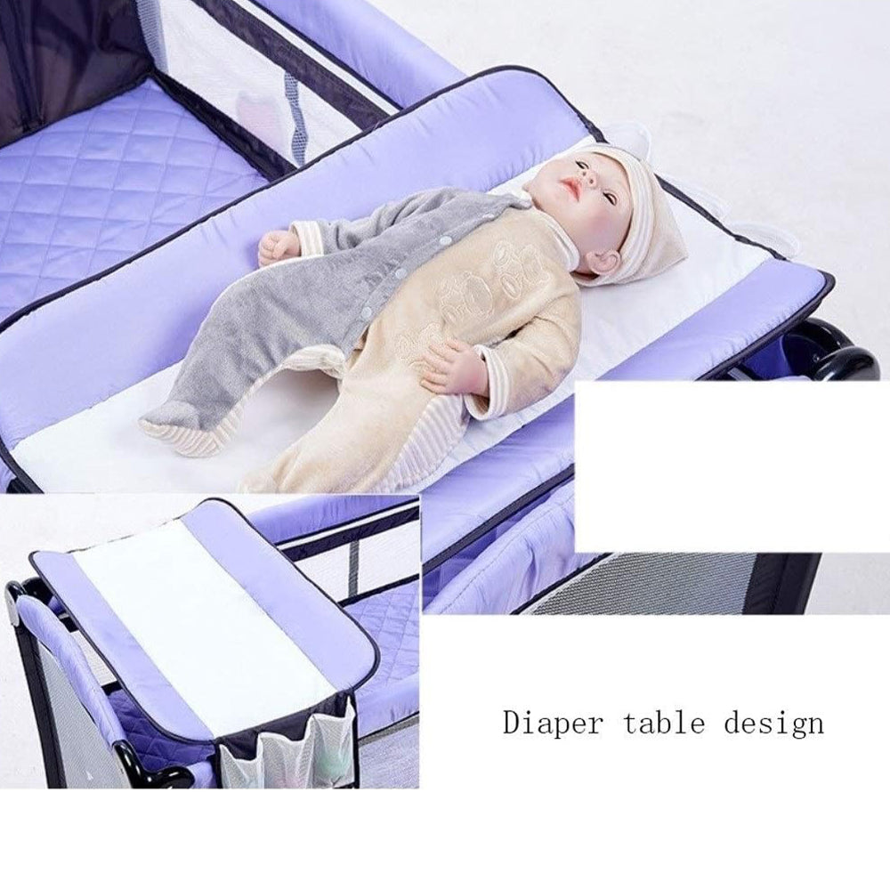 Cool Baby - Play Pen And Crib With Toys And Changing Sheet - Kd-970