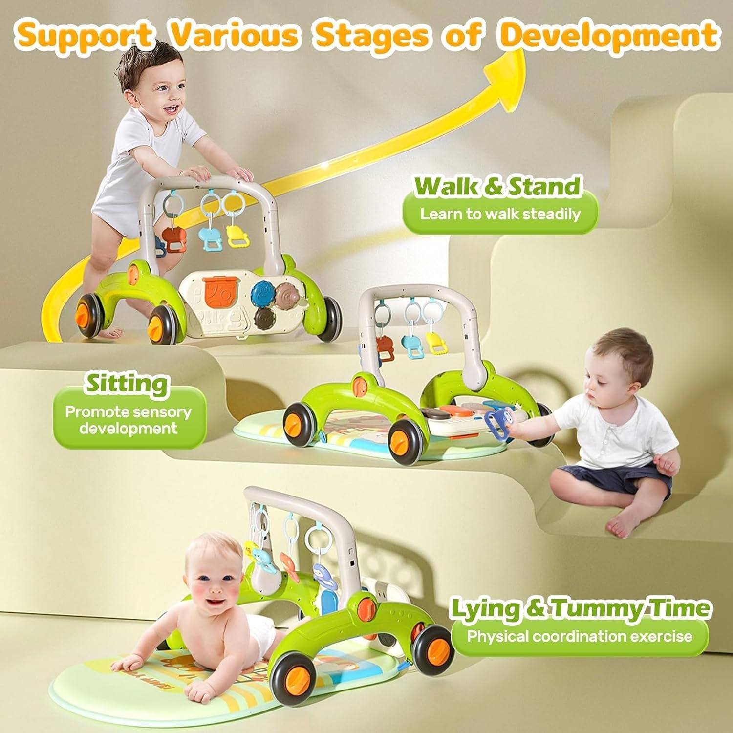 3 IN 1 MULTISTAGE WALKER FITNESS RACK