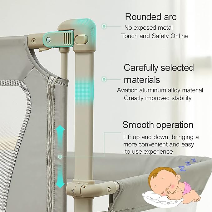 Multi-function Sleeping Safety Fence Bedroom Anti-fall Rail Bed Side