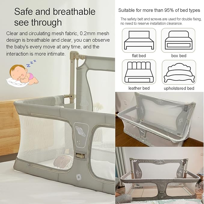 Multi-function Sleeping Safety Fence Bedroom Anti-fall Rail Bed Side