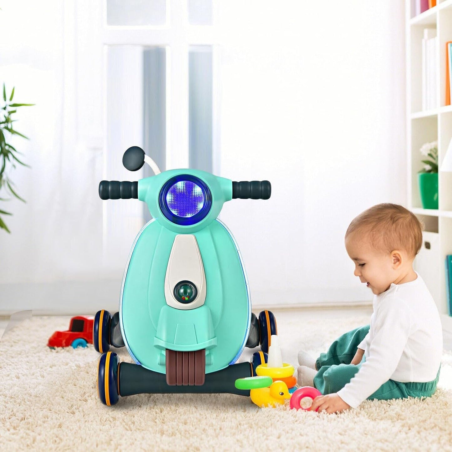 BABY TINY STEPS FUNCTIONAL WALKER WITH LIGHTS, SOUNDS