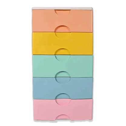 KIDS & BABIES STORAGE HOME BOX - 5 DRAWERS - MULTI