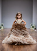 Layered Party Wear Frock for Girl
