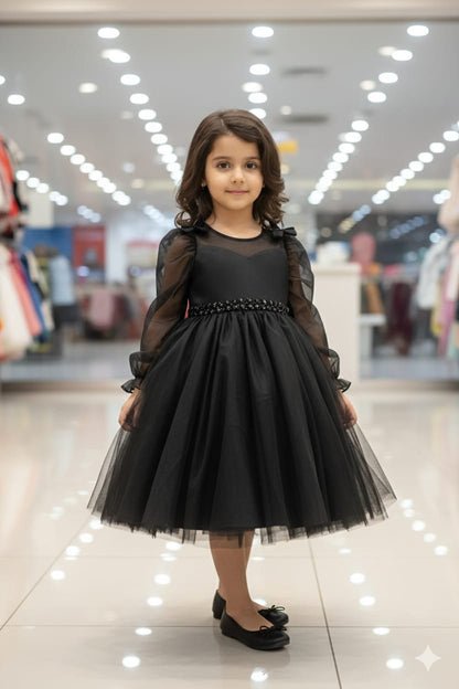 Mauve Princess Tulle Gown