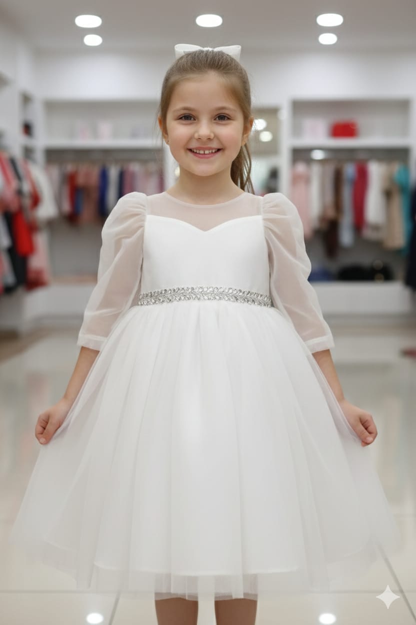 Mauve Princess Tulle Gown