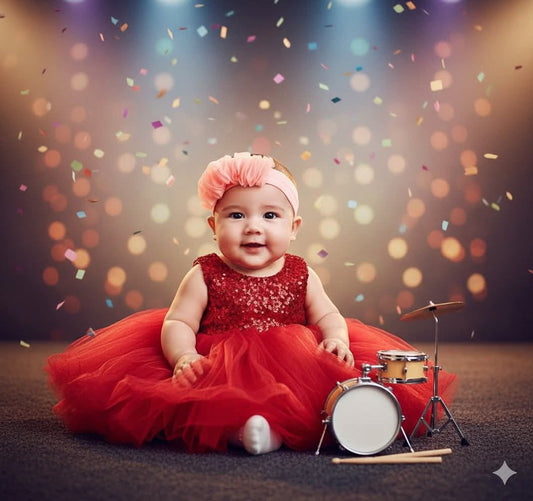 Premium Shimmer & Glitter Series RED