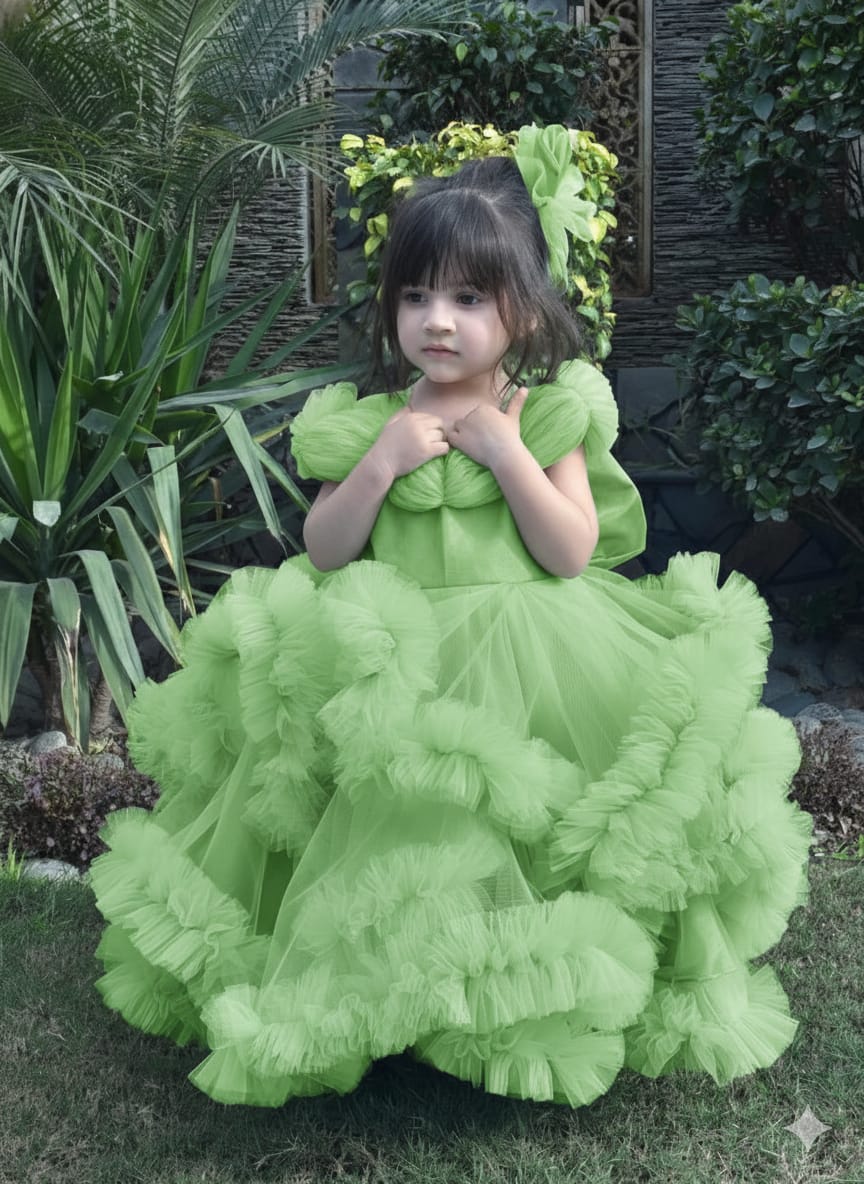 Fancy Tulle Party Wear Dress