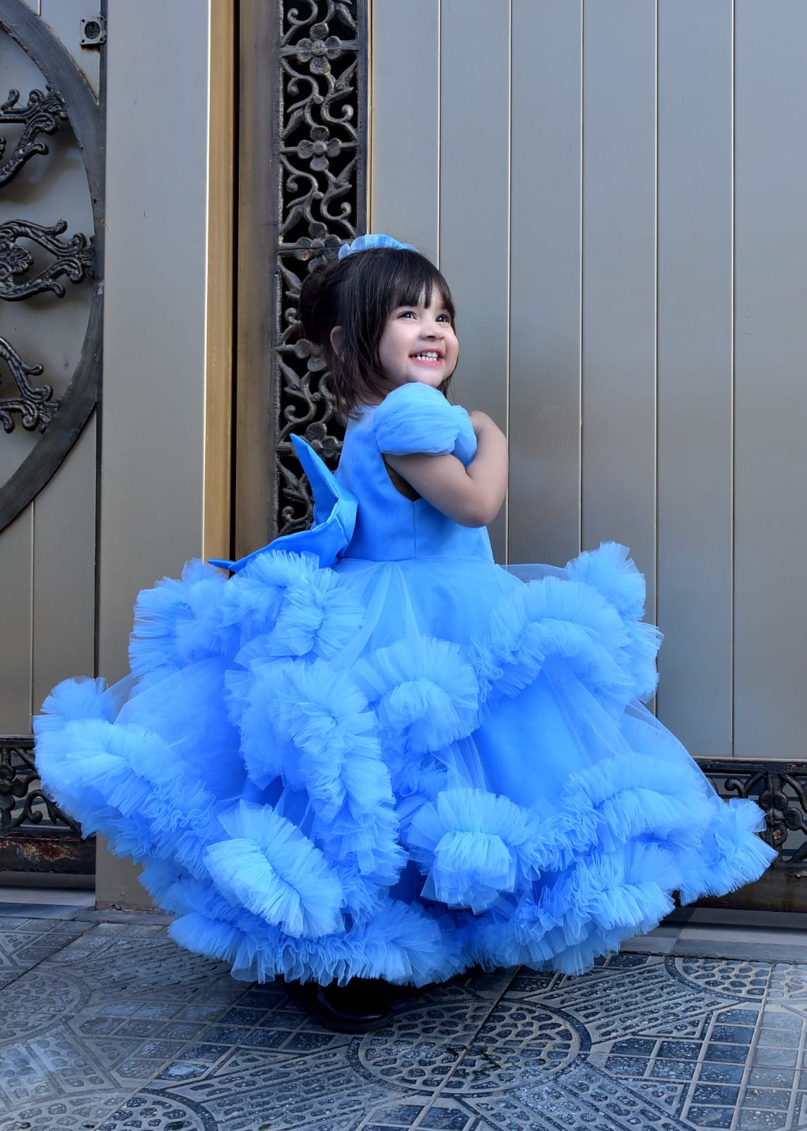 Fancy Tulle Party Wear Dress