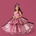 Roselle Shimmer Ball Gown