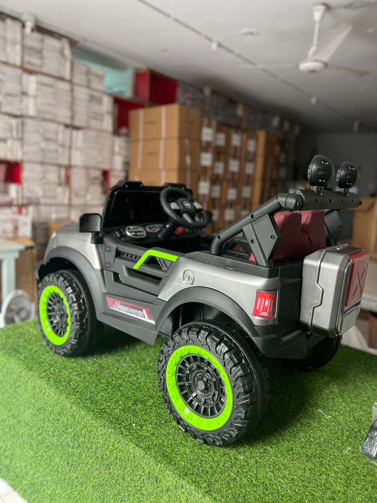 Rechargeable Ride on Car-Grey-BZ-J560