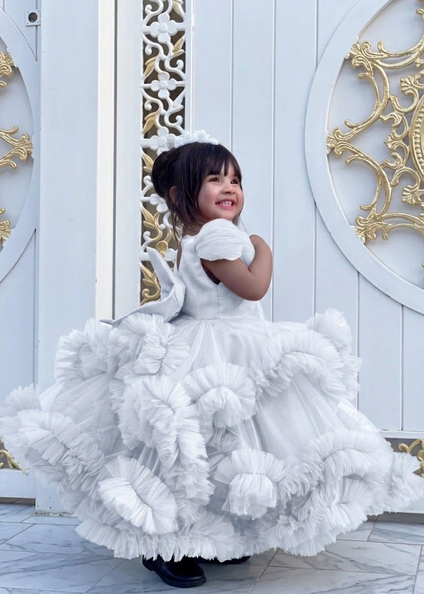 Fancy Tulle Party Wear Dress