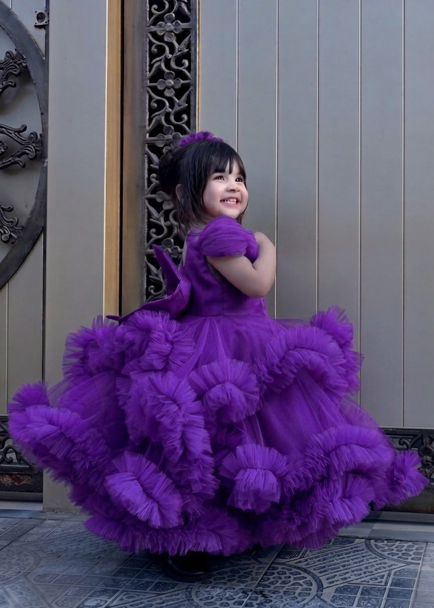 Fancy Tulle Party Wear Dress