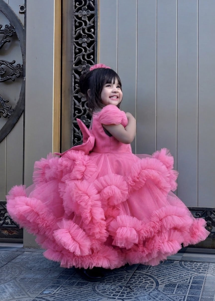 Fancy Tulle Party Wear Dress