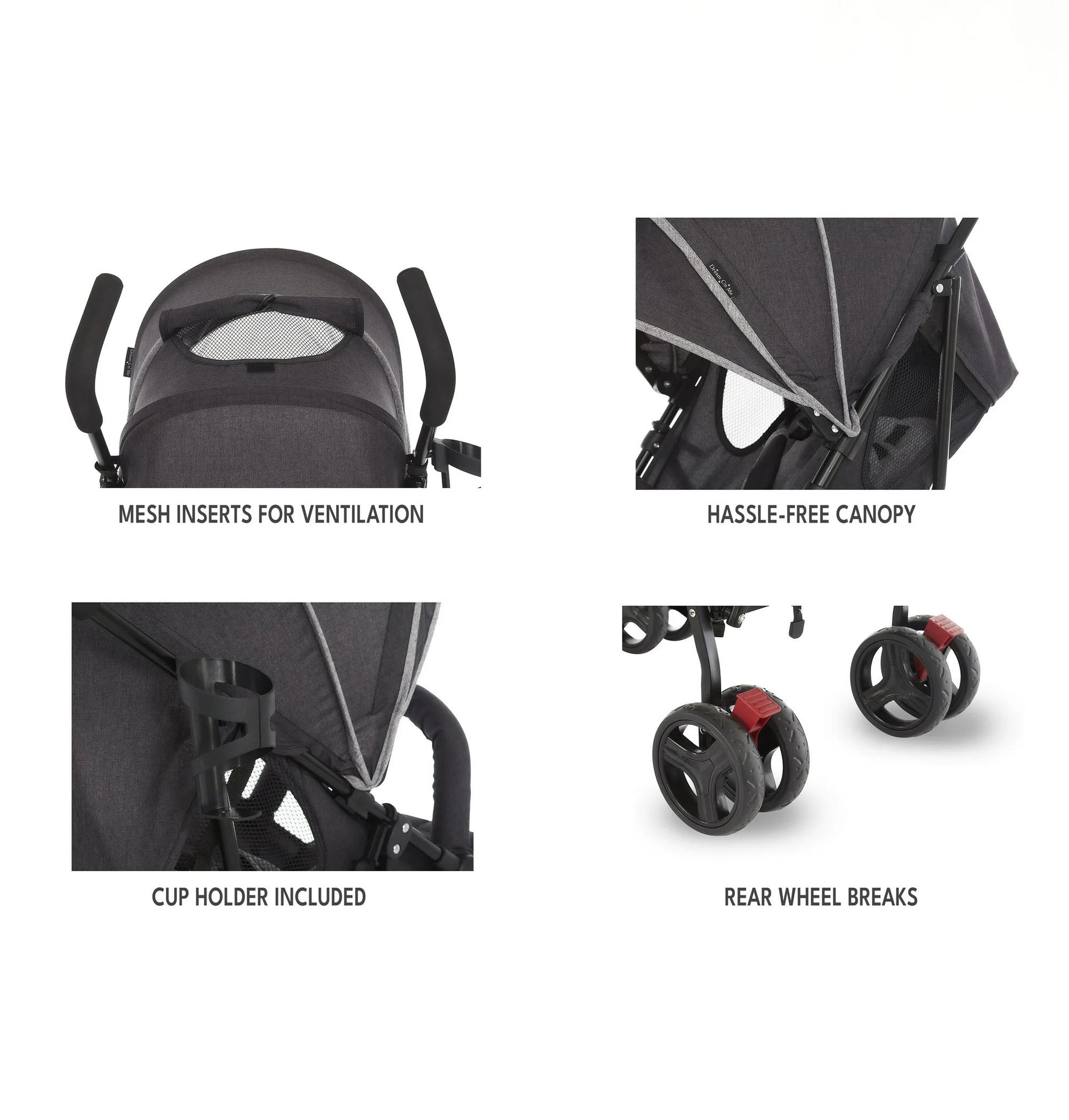 BABY STROLLER WITH CANOPY FOR SUN PROTECTION