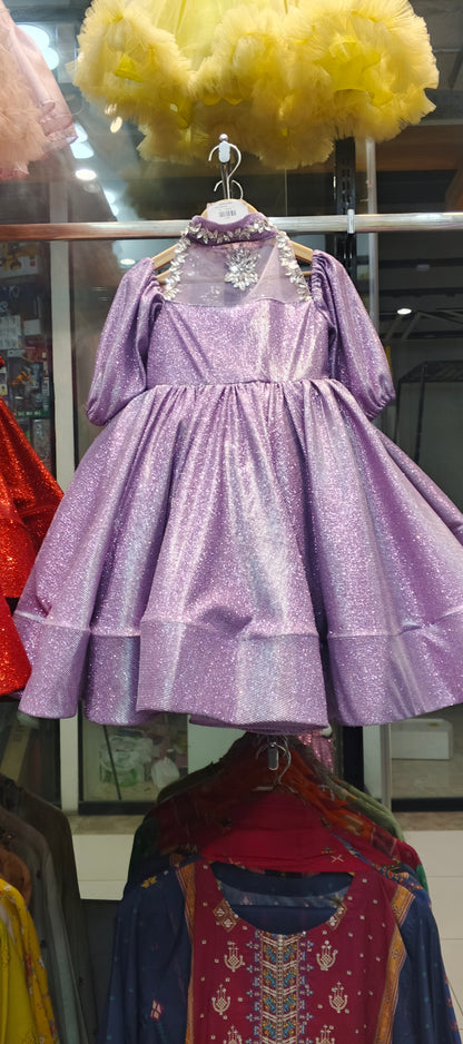 Red Monlight & parpal Monlight Barbi Frock Avalible in Amazing Offer