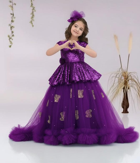 Barbi Frock net & sequence combination