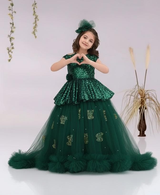 Barbi Frock net & sequence combination